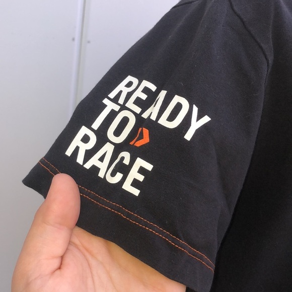 KTM POWERWEAR Womens ready to race shirt black and orange size large outdoors​​ - Picture 3 of 5